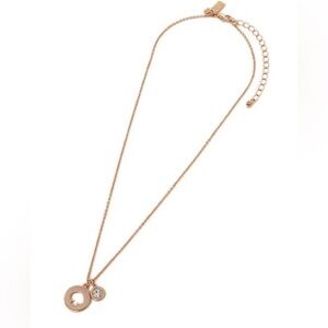 Kate Spade Spot the Spade necklace NWOT - rose colored
